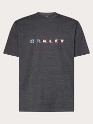 Oakley Koszulka "Bark" w kolorze antracytowym rozmiar: M. Czarne bezrękawniki Oakley, m, bez wzorów, bez kołnierzyka, bez ramiączek. Za 96.14 zł.