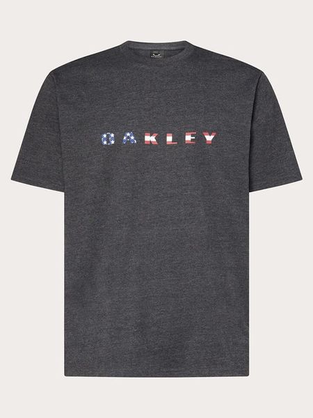 Oakley Koszulka "Bark" w kolorze antracytowym rozmiar: L. Czarne bezrękawniki Oakley, l, bez wzorów, bez kołnierzyka, bez ramiączek. Za 96.37 zł.