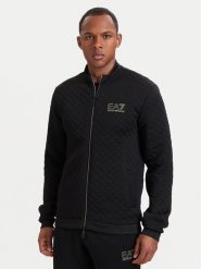 EA7 Emporio Armani Bluza 7M002246 AF26241 UC001 Czarny Regular Fit. Czarne bluzy EA7 Emporio Armani, m, bez wzorów, z syntetyku, bez kaptura. Za 694.99 zł.