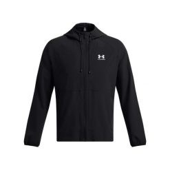 Kurtka przeciwdeszczowa Under Armour Stretch Woven. Białe kurtki Under Armour, s, bez wzorów, z materiału, z kapturem. Za 371.00 zł.