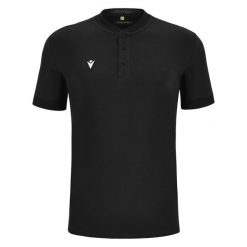 Polo Macron Athleisure SCE Patmos II CTN KR. Czarne koszulki polo Macron, m, bez wzorów, bez kołnierzyka, bez ramiączek. Za 268.50 zł.