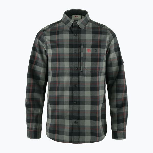Koszula męska Fjällräven Fjällglim. Czarne koszule Fjällräven, m, bez wzorów, z materiału, bez kołnierzyka, bez ramiączek. Za 639.99 zł.