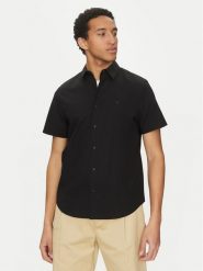 Calvin Klein Koszula Classic LV04LB125G Czarny Regular Fit. Czarne koszule CALVIN KLEIN, l, bez wzorów, z bawełny, bez kołnierzyka, bez ramiączek. Za 209.99 zł.