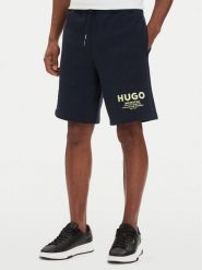 HUGO Szorty sportowe Nomario 50510728 Granatowy Loose Fit. Niebieskie krótkie spodenki sportowe Hugo, m, bez wzorów, z bawełny. Za 449.99 zł.