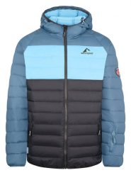 Westfjord Kurtka puchowa "Snaefell" w kolorze czarno-błękitno-niebieskim rozmiar: XL. Czarne kurtki Westfjord, na zimę, s, bez wzorów, z puchu, bez kaptura. Za 346.18 zł.