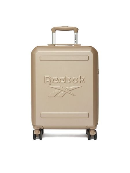 Reebok Walizka kabinowa CEO-RBK-WAL-023-CCC-S Złoty. Żółte walizki Reebok, bez wzorów, z tworzywa sztucznego. Za 259.99 zł.