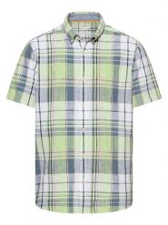 Camel Active Koszula - Regular fit - w kolorze zielonym rozmiar: L. Zielone koszule Camel Active, l, bez wzorów, z bawełny, bez kołnierzyka, bez ramiączek. Za 139.87 zł.