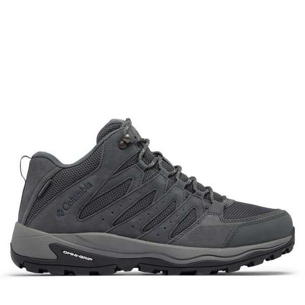 Trekkingi Columbia. Szare botki sznurowane Columbia, bez wzorów, bez obcasa, bez zapięcia. Za 309.99 zł.