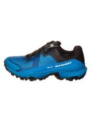 Mammut Buty trekkingowe "Girun II Low GTX" w kolorze niebiesko-czarnym rozmiar: 42. Czarne buty trekkingowe Mammut, bez wzorów, z gore-texu, bez zapięcia. Za 296.95 zł.