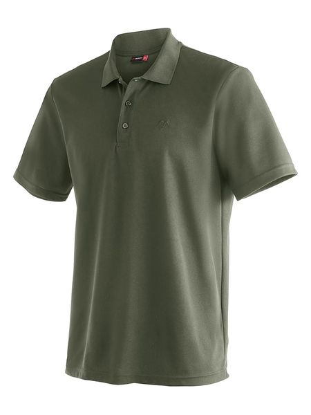 Maier Sports Funkcyjna koszulka polo "Ulrich" w kolorze khaki rozmiar: XL. Brązowe koszulki polo Maier Sports, xl, bez wzorów, z materiału, bez kołnierzyka, bez ramiączek, outdoorowe. Za 131.12 zł.