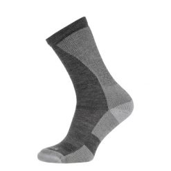 Skarpety Trekkingowe Na Giean Enhanced Medium Weight Crew Grey. Szare skarpety NA GIEAN, bez wzorów, z wełny. Za 78.99 zł.