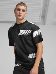 Puma Koszulka "AMG" w kolorze czarnym rozmiar: XL. Czarne bezrękawniki Puma, xl, bez wzorów, z bawełny, bez kołnierzyka, bez ramiączek. Za 74.81 zł.