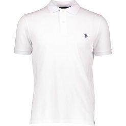 Koszulka polo w kolorze białym. Koszulki polo sportowe U.S. Polo Assn. W wyprzedaży za 121.95 zł.
