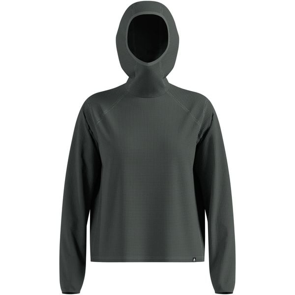 Bluza z kapturem Odlo Mid layer hoody CUBIC. Szare bluzy ODLO, m, bez wzorów, z kapturem. Za 319.99 zł.