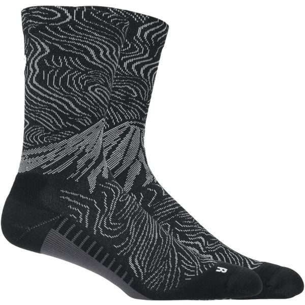 Skarpetki sportowe dla dorosłych Fujitail Graphic Crew Sock. Czarne skarpetki sportowe ASICS, bez wzorów, z materiału. Za 89.99 zł.