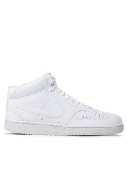 Nike Sneakersy Court Vision Mid Nn DN3577 100 Biały. Białe buty sportowe casual Nike, bez wzorów, ze skóry, bez zapięcia. Za 329.99 zł.