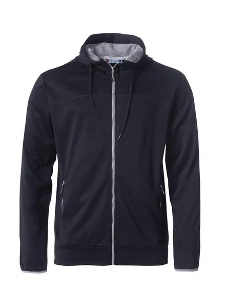 Clique Kurtka z kapturem Ottawa z elastycznego poliestru – dark navy. Niebieskie kurtki CLIQUE, m, bez wzorów, z poliesteru, z kapturem. Za 244.45 zł.