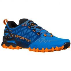 Buty do biegania męskie La Sportiva La Bushido Ii Gtx. Niebieskie buty do biegania La Sportiva, bez wzorów, z materiału, bez zapięcia, do biegania. Za 929.99 zł.