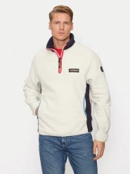 Napapijri Polar NP0A4HZO Beżowy Regular Fit. Brązowe bluzy z polaru Napapijri, m, bez wzorów, z polaru, bez kaptura. Za 619.99 zł.