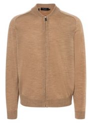 Maerz Muenchen Wełniany kardigan w kolorze karmelowym rozmiar: 56. Brązowe swetry rozpinane Maerz Muenchen, bez wzorów, z wełny, bez kołnierzyka, bez ramiączek. Za 339.99 zł.