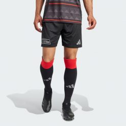 Szorty 1. FC Union Berlin 24/25 Away. Czarne szorty Adidas, m, bez wzorów, z materiału, sportowe. Za 199.00 zł.