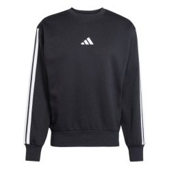 Bluza adidas Essentials Three Stripes. Czarne bluzy bez kaptura Adidas, m, bez wzorów, z materiału, bez kaptura. Za 219.25 zł.
