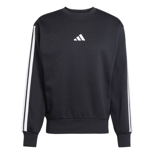 Bluza adidas Essentials Three Stripes. Czarne bluzy bez kaptura Adidas, m, bez wzorów, z materiału, bez kaptura. Za 219.25 zł.