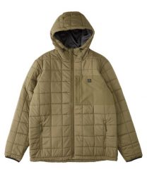 Kurtka męska Billabong Journey Puffer pikowana z kapturem. Zielone kurtki Billabong, l, bez wzorów, z materiału, z kapturem. Za 225.49 zł.