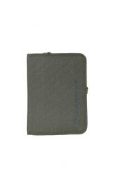 Portfel turystyczny RFID Card Wallet Recycled. Zielone portfele Lifeventure, bez wzorów, z materiału. Za 55.99 zł.