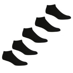 Skarpety Sportowe Unisex Dla Dorosłych 5pak. Czarne skarpetki sportowe Regatta, bez wzorów, z bawełny. Za 78.99 zł.