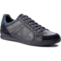 Półbuty GEOX - U Kristof A U620EA 08522 C4002 Navy. Eleganckie półbuty marki Geox, ze skóry ekologicznej, na sznurówki. W wyprzedaży za 309.00 zł.