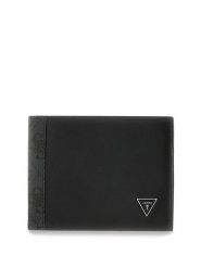 Guess Portfel 183917 Czarny. Czarne portfele Guess, z aplikacjami. Za 324.99 zł.
