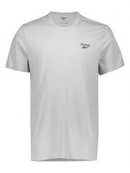Reebok Koszulka w kolorze szarym rozmiar: L. Szare bezrękawniki Reebok, l, bez wzorów, bez kołnierzyka, bez ramiączek. Za 66.00 zł.