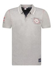 Geographical Norway Koszulka polo "Kilsvik" w kolorze szarym rozmiar: S. Szare koszulki polo sportowe Geographical Norway, s, bez wzorów, z bawełny, bez kołnierzyka, bez ramiączek. Za 65.85 zł.