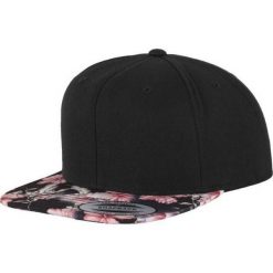 Czapka Z Daszkiem Classic ProStyle Floral Snapback Cap. Czarne czapki z daszkiem FLEXFIT, bez wzorów, z materiału. Za 112.99 zł.