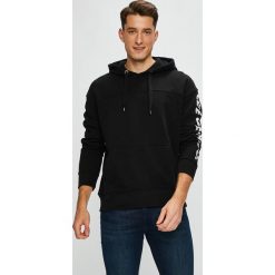 Lee - Bluza. Czarne bluzy z kapturem marki Lee, z nadrukiem, z bawełny. Za 259.90 zł.