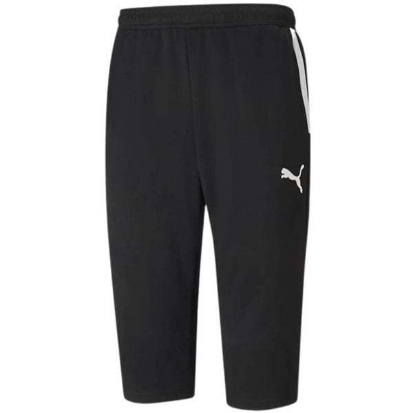 Męskie Spodenki TeamLIGA Fitted 3/4 Shorts. Czarne szorty Puma, m, bez wzorów, sportowe. Za 222.99 zł.