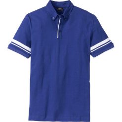 Shirt polo Regular Fit bonprix szafirowo-biały. Bezrękawniki marki bonprix. Za 37.99 zł.