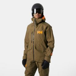 Kurtka narciarska Helly Hansen Ridge Infinity. Brązowe kurtki narciarskie i snowboardowe Helly Hansen, m, bez wzorów, narciarskie. W wyprzedaży za 2,565.00 zł.