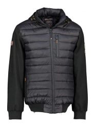 Geographical Norway Kurtka przejściowa "Boswell" w kolorze czarnym rozmiar: 3XL. Czarne kurtki Geographical Norway, xl, bez wzorów, bez kaptura. Za 219.08 zł.