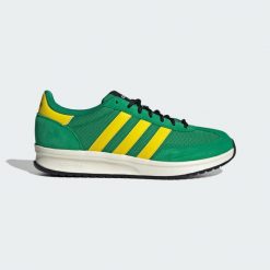 Buty Run 70s 2.0. Białe buty do biegania Adidas, bez wzorów, ze skóry, bez zapięcia, trekkingowe. Za 299.00 zł.