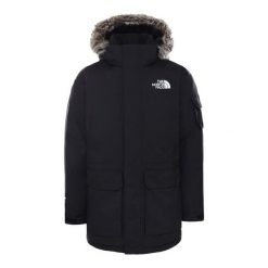 Kurtka turystyczna zimowa męska The North Face M Recycled Mcmurdo Parka. Czarne kurtki The North Face, na zimę, m, bez wzorów, bez kaptura. Za 1,875.00 zł.