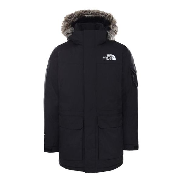 Kurtka turystyczna zimowa męska The North Face M Recycled Mcmurdo Parka. Czarne kurtki The North Face, na zimę, m, bez wzorów, z nylonu, bez kaptura. Za 1,875.00 zł.