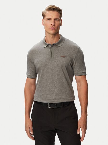 BOSS Polo C-Parlay 50575003 Szary Regular Fit. Szare koszulki polo Boss, m, bez wzorów, z bawełny, bez kołnierzyka, bez ramiączek. Za 679.99 zł.