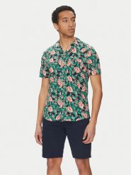Blend Koszula 20718226 Zielony Regular Fit. Zielone koszule Blend, m, bez wzorów, z wiskozy, bez kołnierzyka, bez ramiączek. Za 129.99 zł.