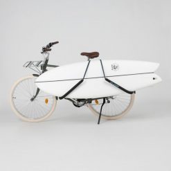 Uchwyt do deski surfingowej od 5' do 8' Olaian na rower. Brązowe piżamy Decathlon, m, bez wzorów, bez ramiączek. Za 319.99 zł.