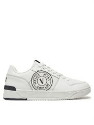 Versace Jeans Couture Sneakersy Starlight 77YA3SJ1 Biały. Białe buty sportowe casual Versace Jeans Couture, bez wzorów, z jeansu, bez zapięcia. Za 669.99 zł.