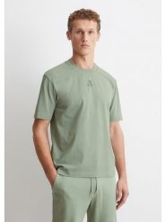 Marc O´Polo Bodywear Koszulka piżamowa w kolorze jasnozielonym rozmiar: XL. Zielone piżamy xl, bez wzorów, z bawełny, bez ramiączek. Za 140.86 zł.