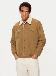 Levi's® Kurtka jeansowa Type III Trucker 16365-0158 Beżowy Regular Fit. Brązowe kurtki m, bez wzorów, z bawełny, bez kaptura. Za 399.99 zł.