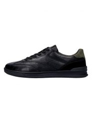 Bugatti Sneakersy "Catch" w kolorze czarnym rozmiar: 46. Czarne buty sportowe casual Bugatti, bez wzorów, bez zapięcia. Za 232.68 zł.